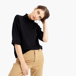 J.Crew 365 Crepe Drop-Sleeve Turtleneck